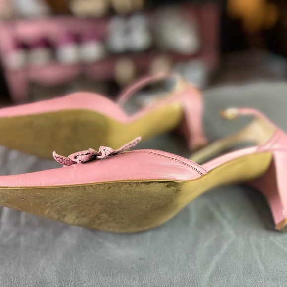 Hillard and Hanson Bouquet Pink Leather Size 7 - Picture 7 of 9